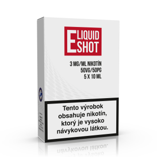 5 pack E-Liquid Shot Booster 50PG/50VG 3 mg/ml